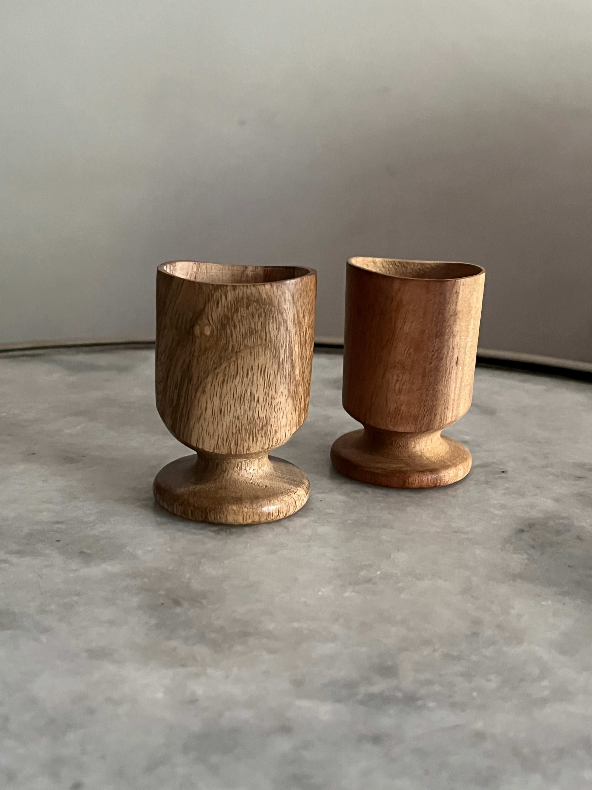 SustainGo Neem Wood Eye Wash Cups