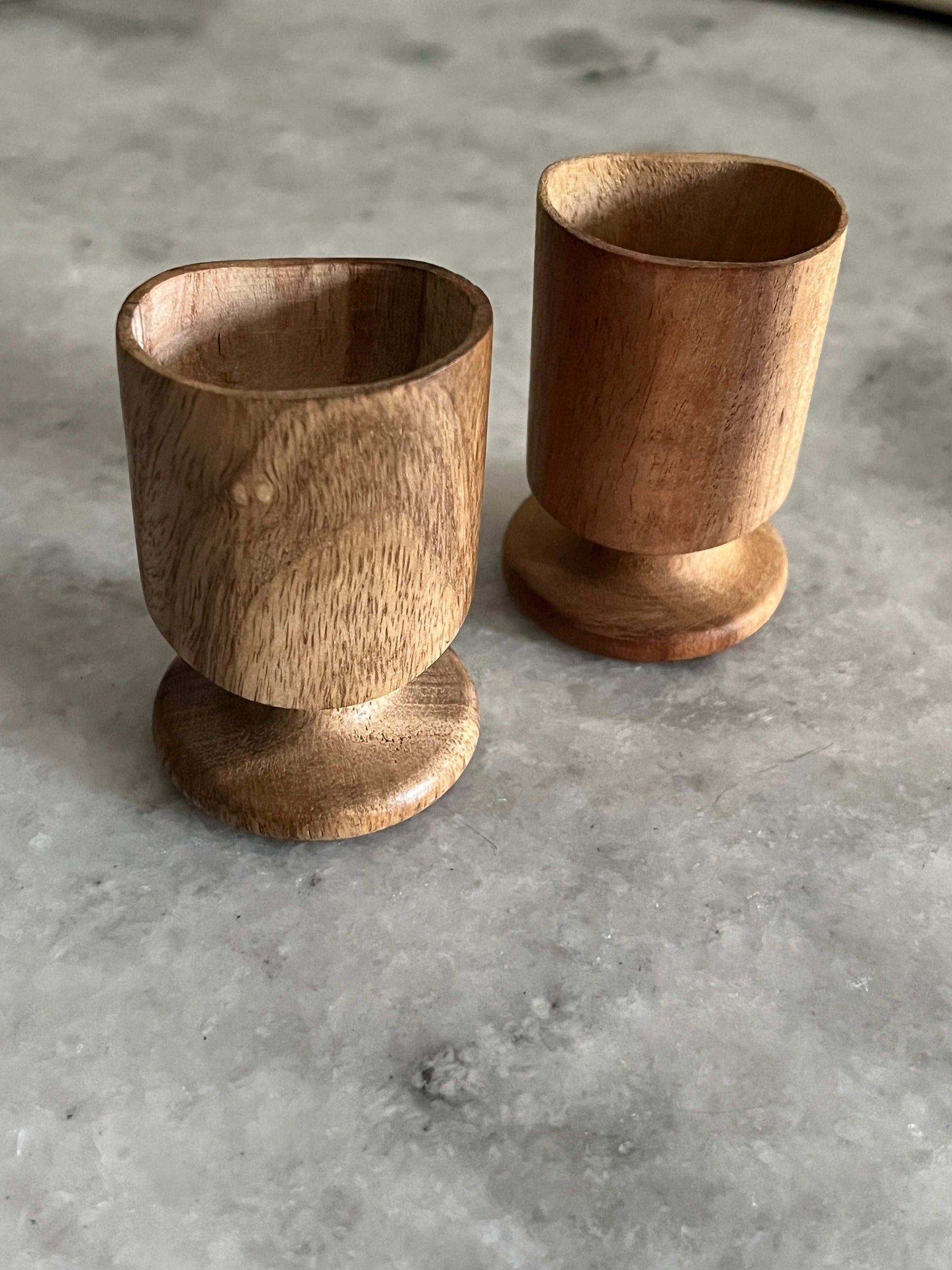 SustainGo Neem Wood Eye Wash Cups